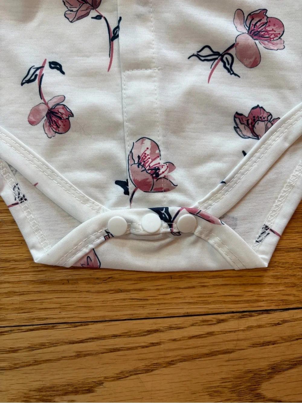 Baby Floral Suspender Outfit Set w/ Bow Tie & Hat | 4-Piece